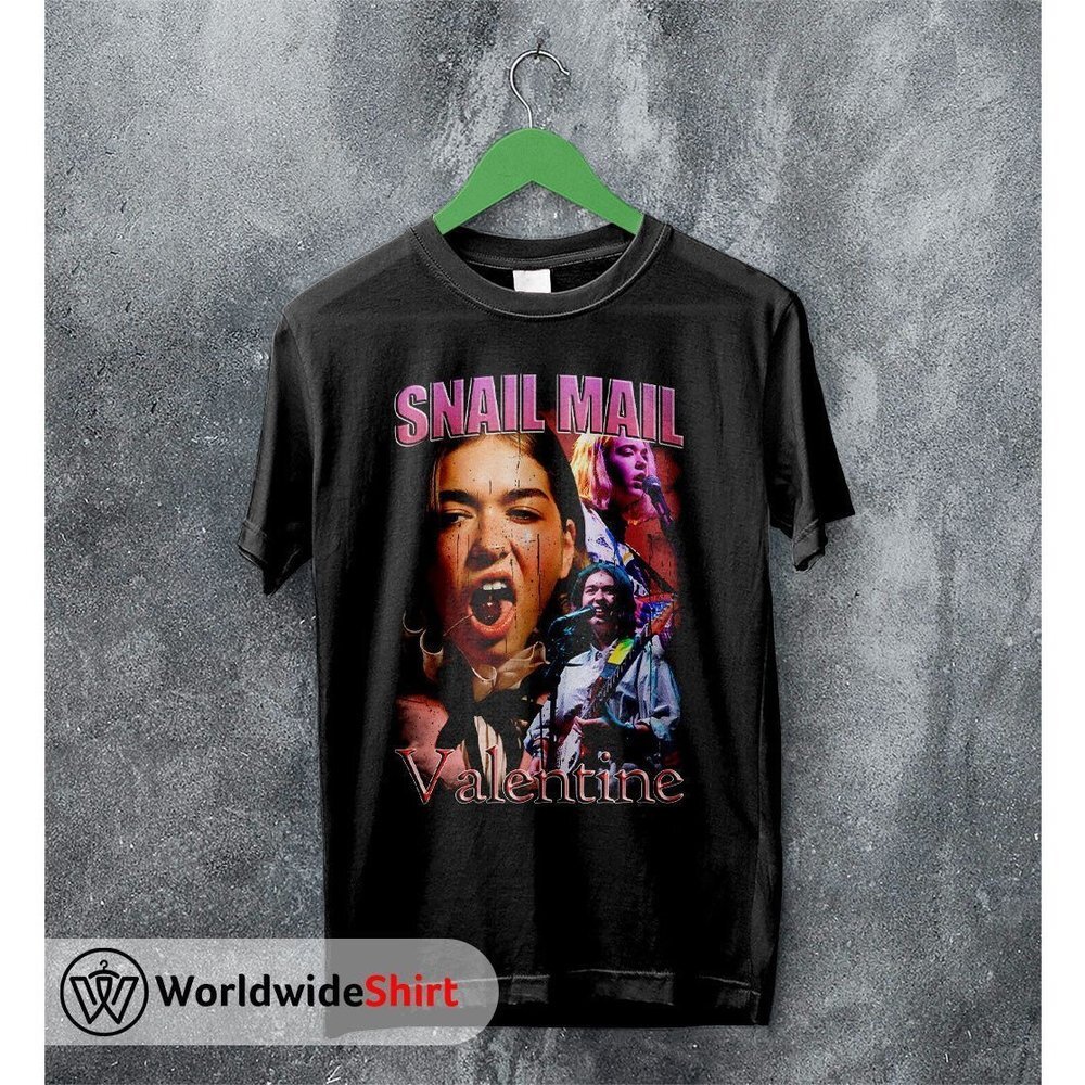 Snail Mail Valentine Raptee Indie Rock Music Graphic Fan Art T-Shirt 05